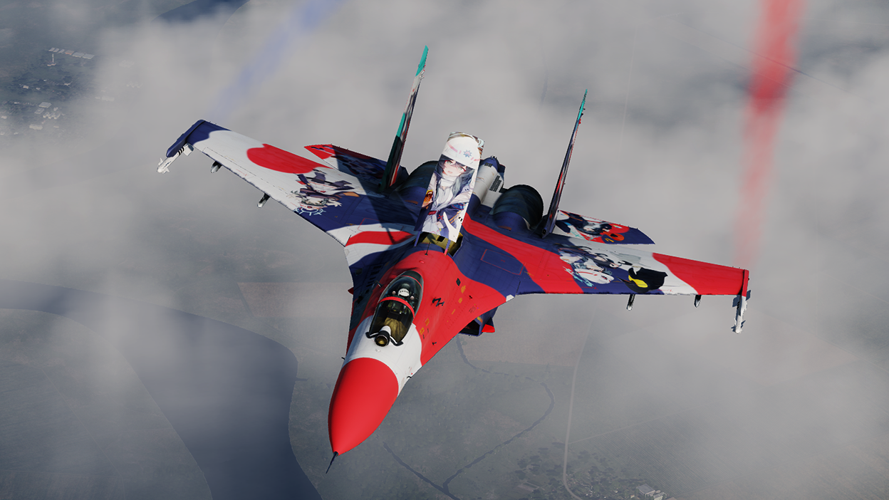 Su-27 Yasumori Minori (Blue Archive) Livery