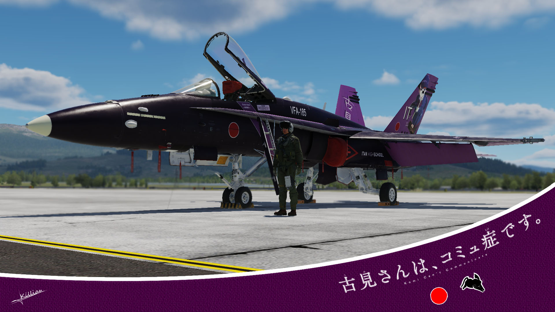 Komi can't Communicate - F/A-18C JASDF