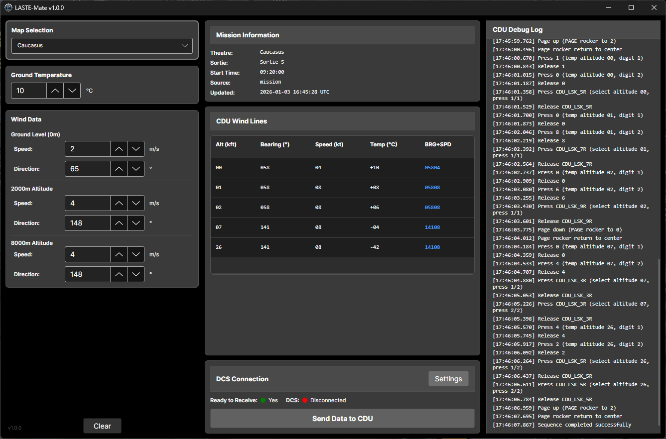LASTE-Mate - A-10C II LASTE Wind Helper (CDU Wind Entry)