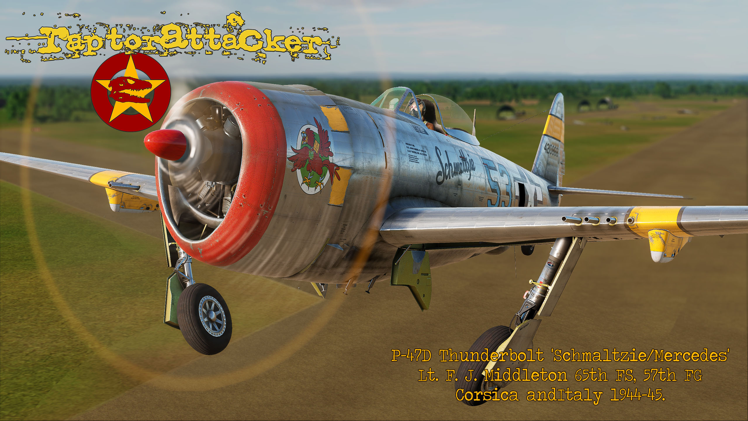 P-47D 'Scmaltzie/Mercedes' 57th FG, 65th FS