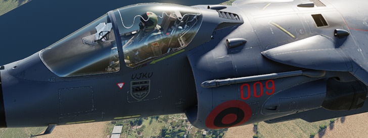 Fictional Albanian AV8B Harrier