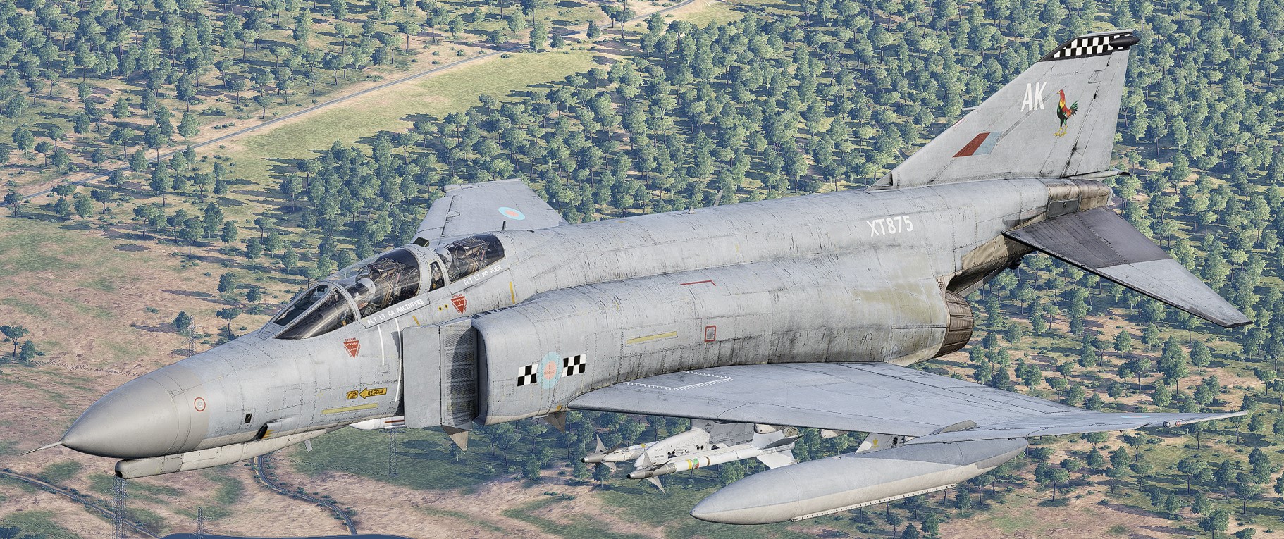 RAF 43(F) Squadron FG.1 XT875 