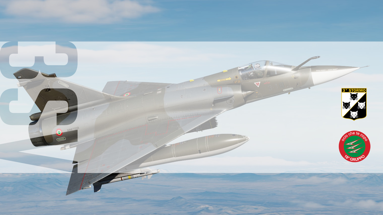 M-2000C "CAMO 90'S" AMI 3° Stormo 18° Gruppo (Fictional)