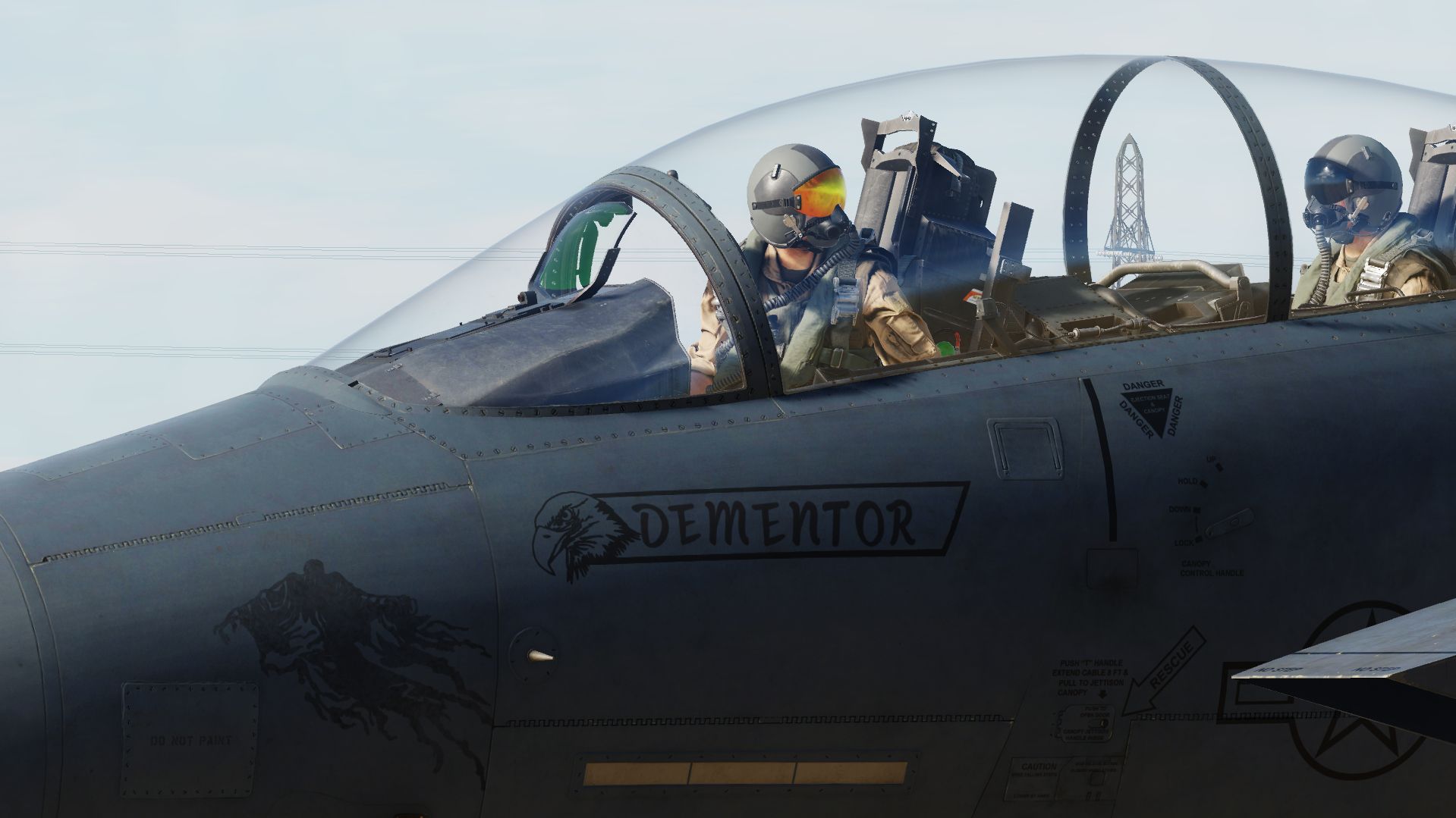 F-15E Strike eagle MO 91-600 "Dementor"