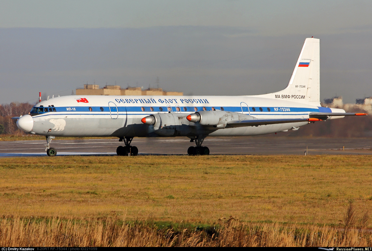 Ил-20 МА ВМФ РФ (Северный флот RF-75344)