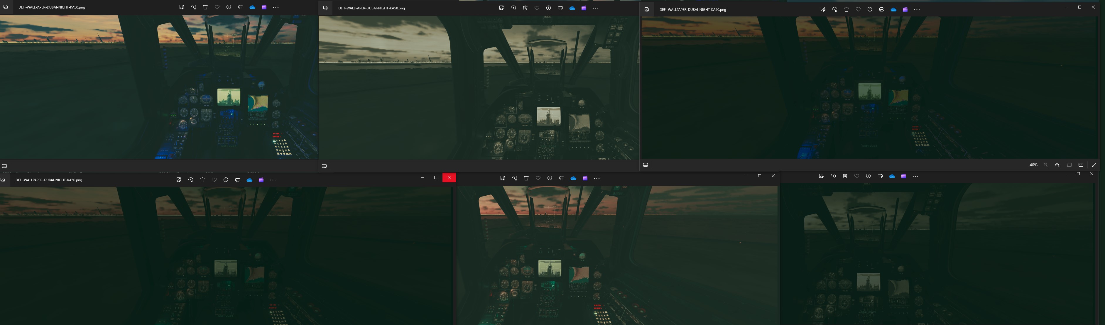 DEFI DESKTOP WALLPAPER - KA-50 - DUBAI NIGHTTIME