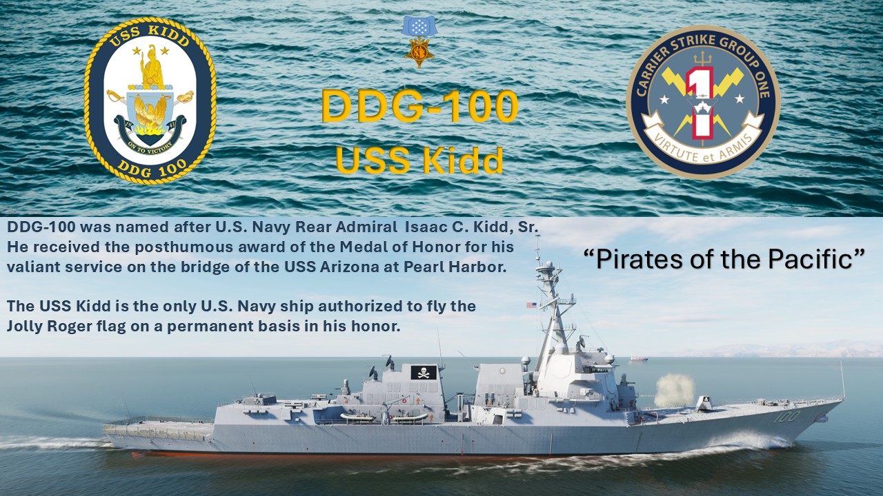 USS Kidd DDG-100 (2026) "Pirates of the Pacific" Version Skin