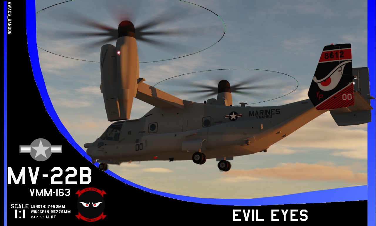 VMM-163 'Evil Eyes' MV-22B pack