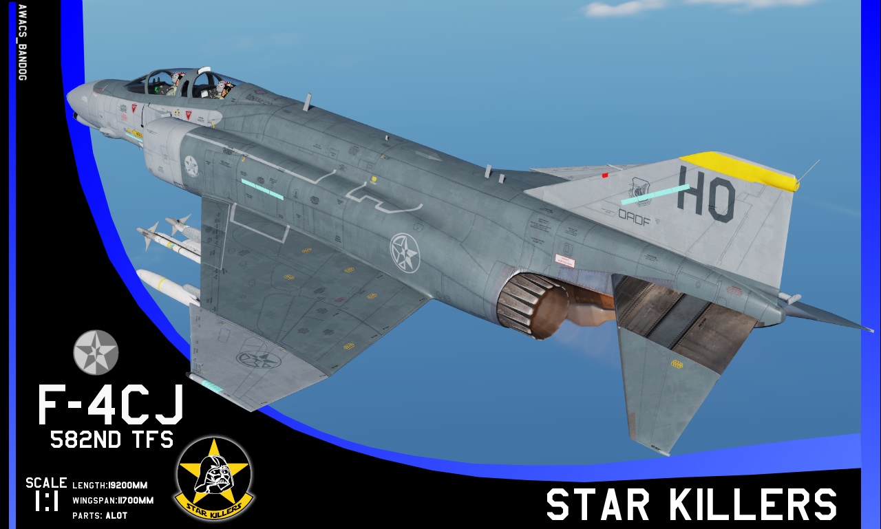 Ace Combat - 582d Tactical Fighter Squadron 'Star Killers' F-4CJ
