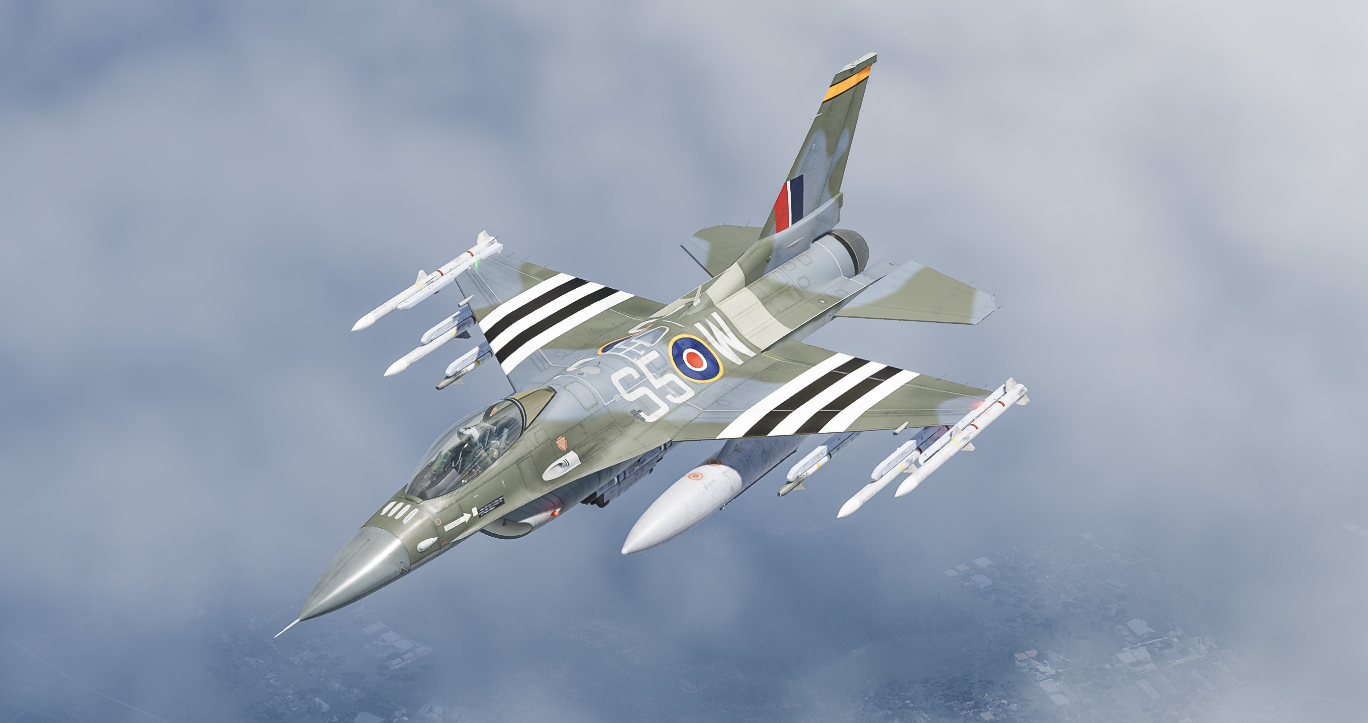 RAF F-16CM Spitfire scheme (Fictional)