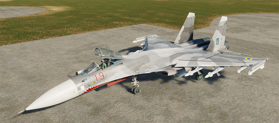 Ukrainian Navy Su-33 fictional livery