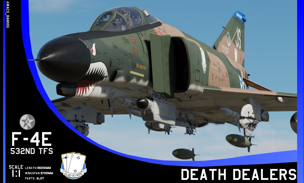 Ace Combat - 532nd Tactical Fighter Squadron 'Death Dealers' F-4E