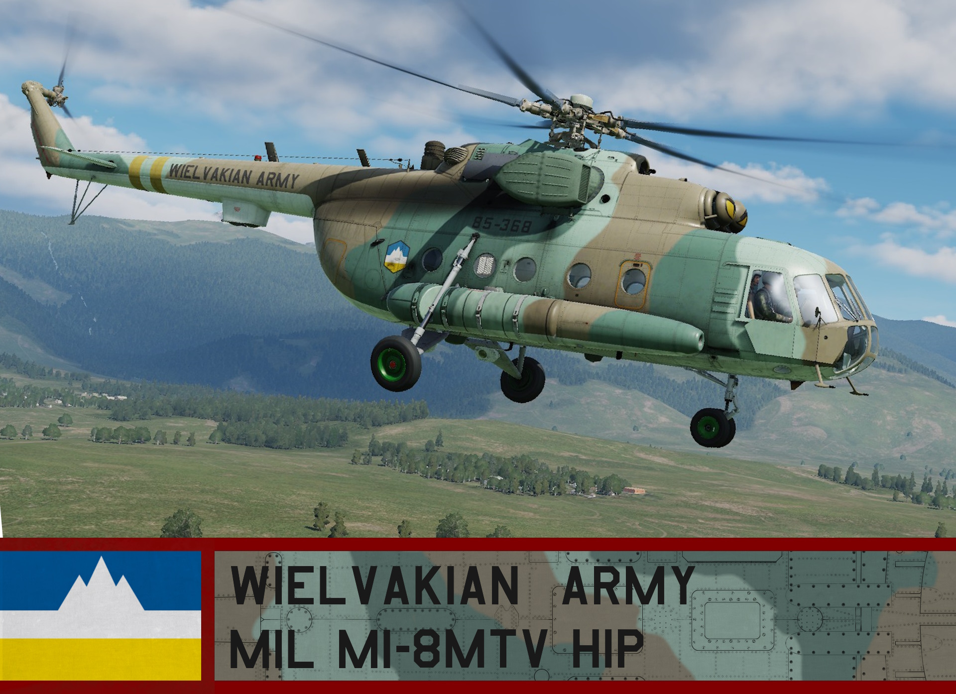 Wielvakian Army, Mi-8MTV - Ace Combat