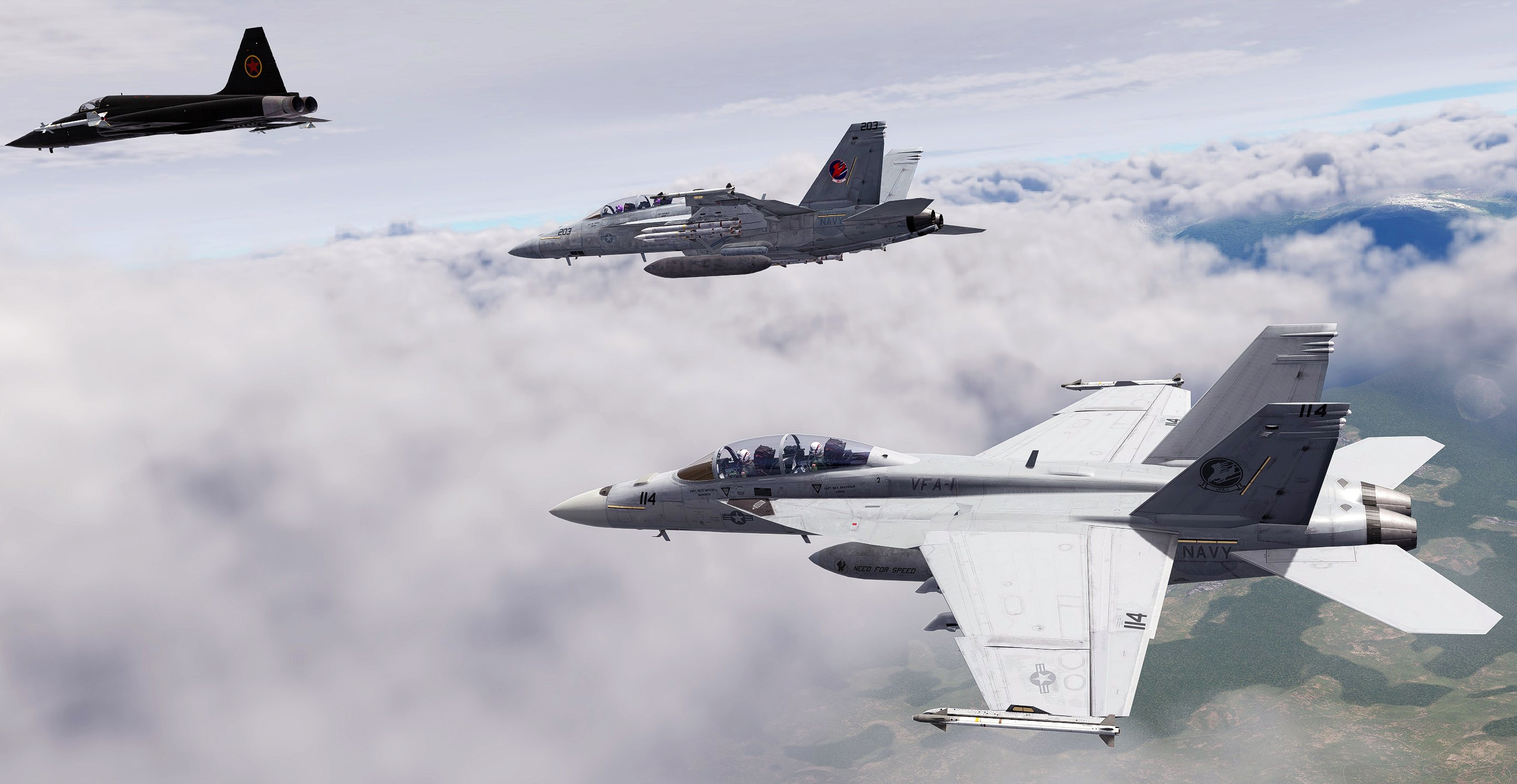 VFA-1 Firebirds TOP GUN for CJS Super Hornet Mod
