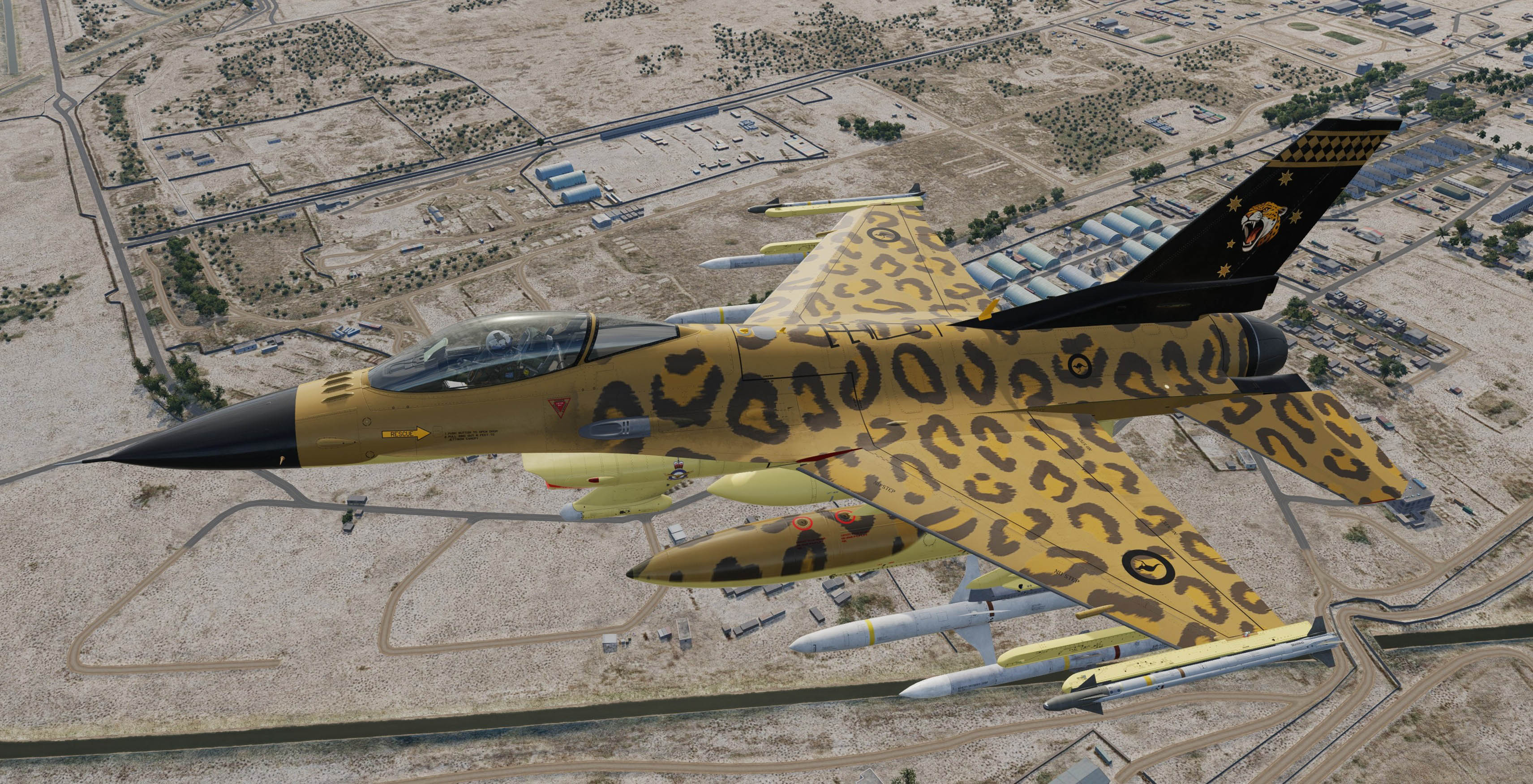 F-16C_50 : Desert Viper - Leopard Skin