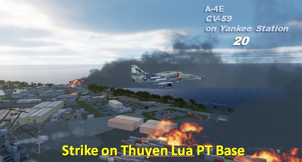 A-4E Strike on Thuyen Lua Torpedo Boat Base II (CV59-20)