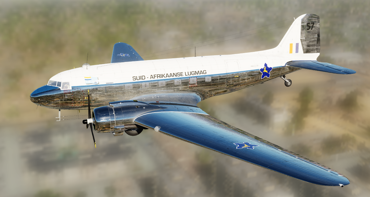 C-47 "Dakota" South African Air Force (SAAF) VIP Transport Livery