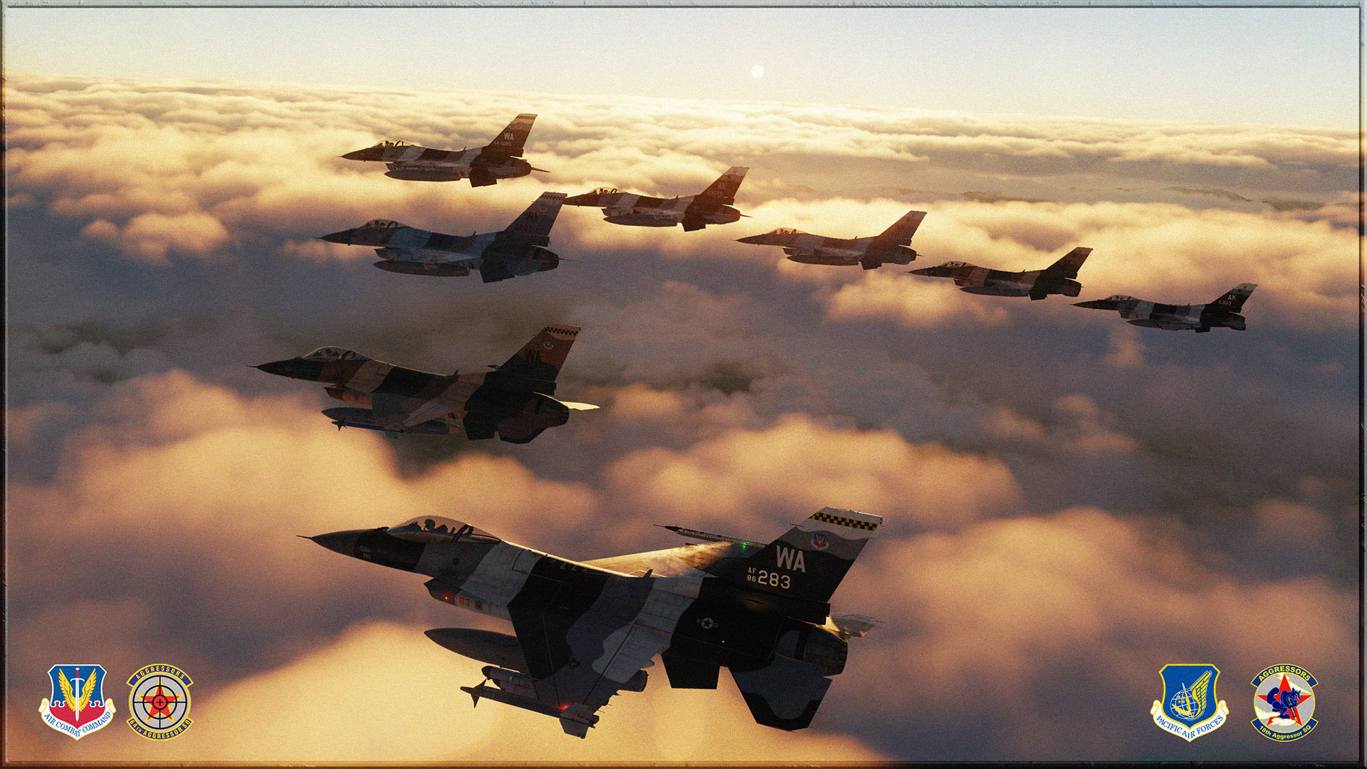 F-16C -=18th & 64th AGRS Squadrons=-