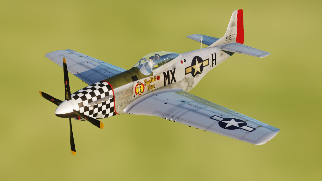 P51D 78th FG Skinpack - 82nd Fighter Squadron