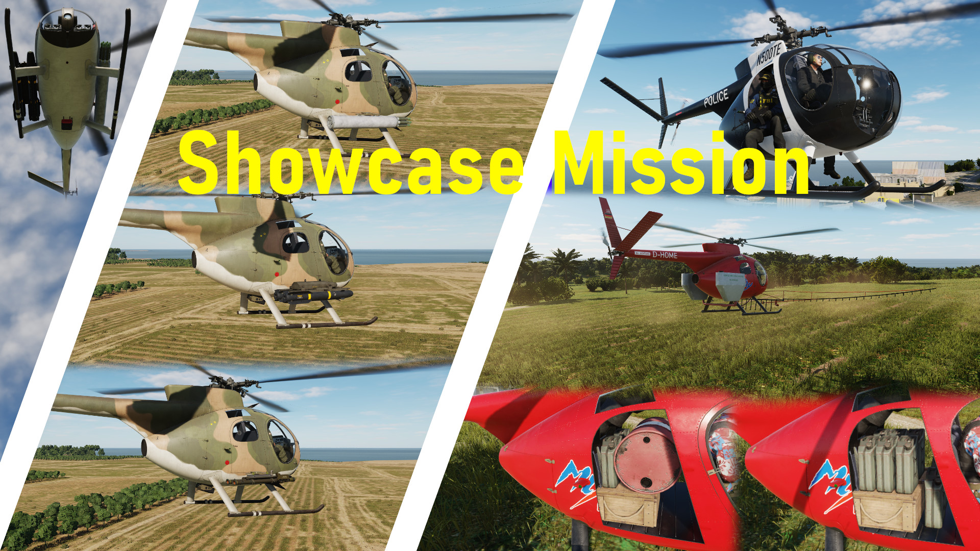 OH-6A Weapons & Attachments Mod Showcase Mission