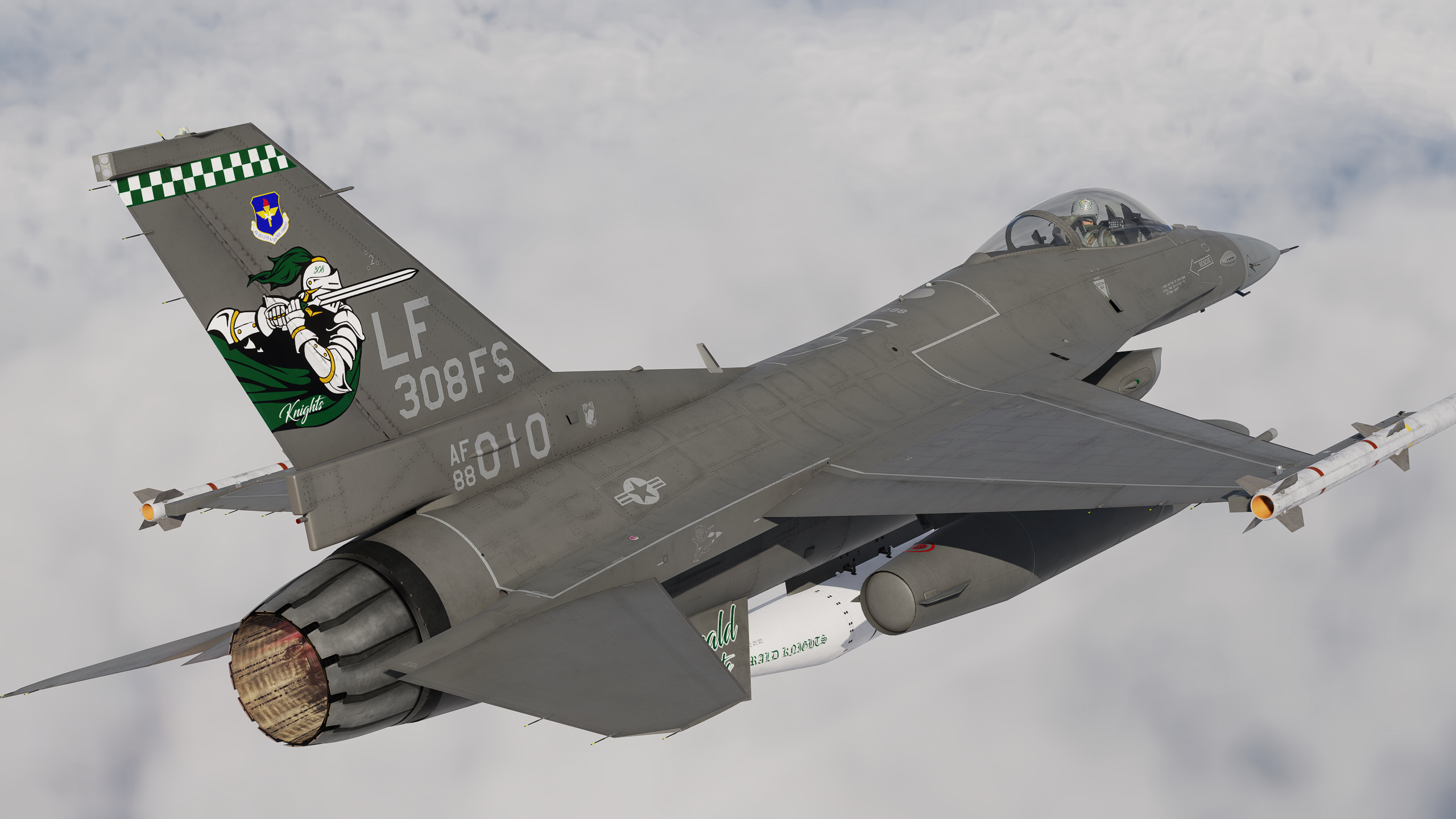 308th Emerald Knights Have Glass V - Color