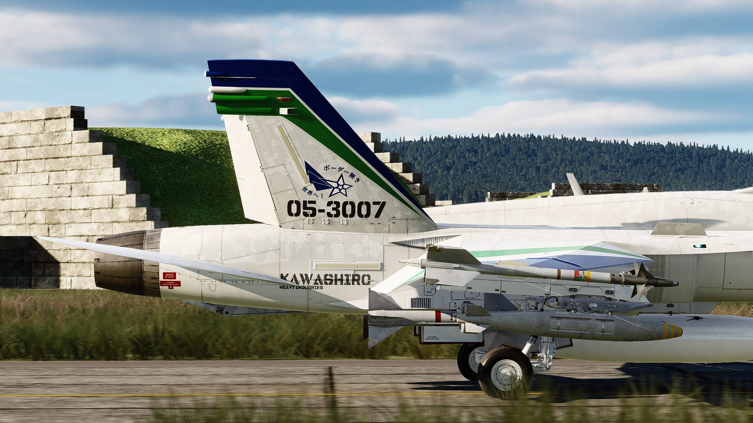 [F/A-18C] Kochiya Sanae cOLorED Hornet
