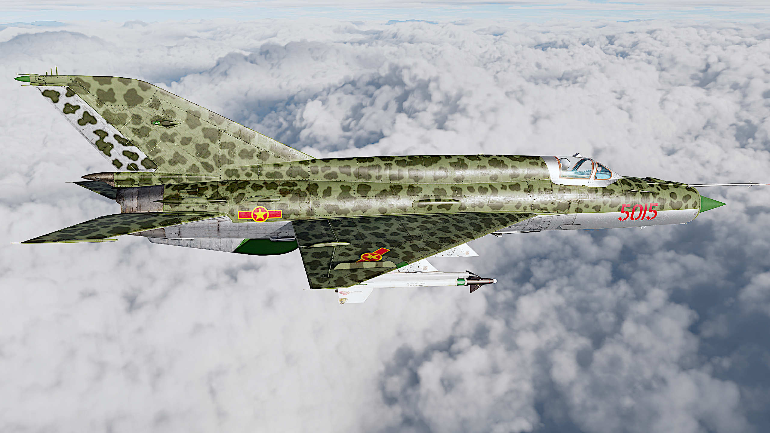 VPAF '5015' of  921st Fighter Regiment Sao Do flown by Nguyễn Văn Cốc 1968