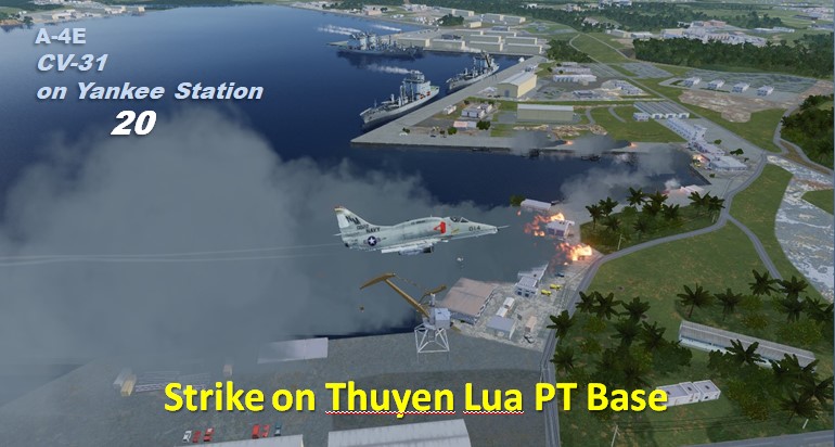 A-4E Strike on Thuyen Lua Torpedo Boat Base (CV31-20)
