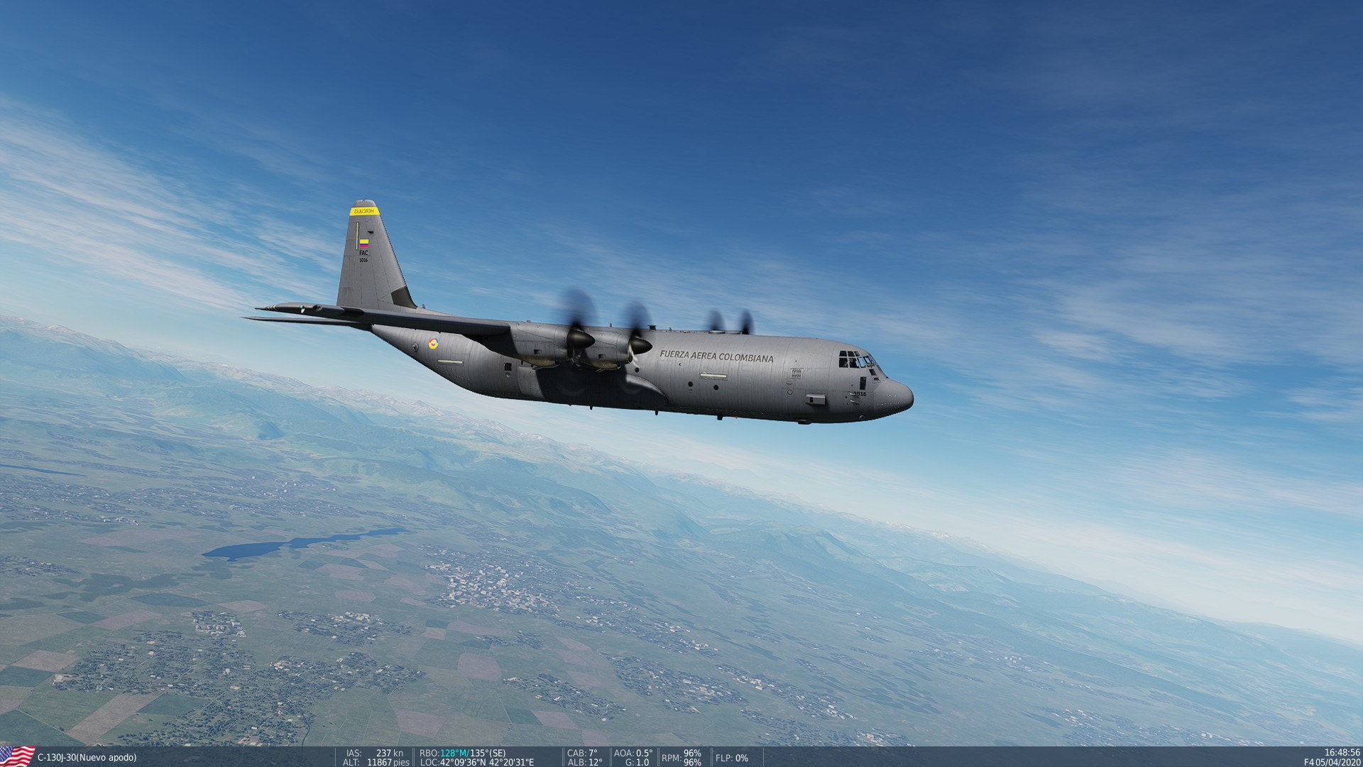 C-130 Fuerza Aérea Colombiana