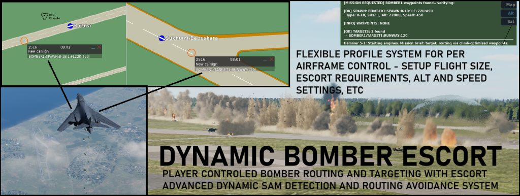 Bomber Escort System - Requires MOOSE