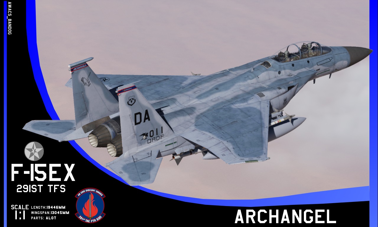 Ace Combat -  291st Tactical Fighter Squadron "Archangel" F-15EX