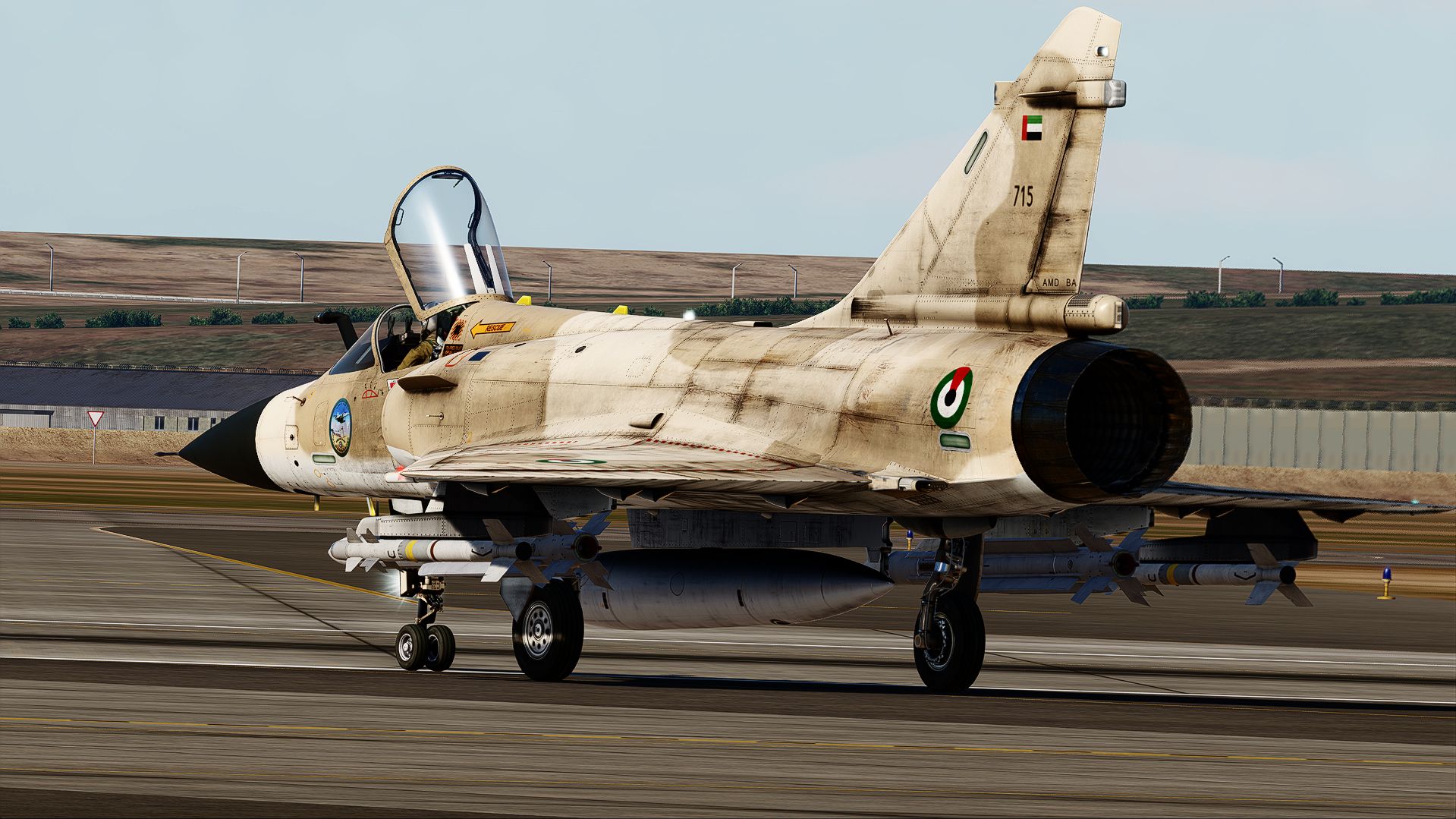 Mirage 2000C UAEAF 715 DESERT CAMO