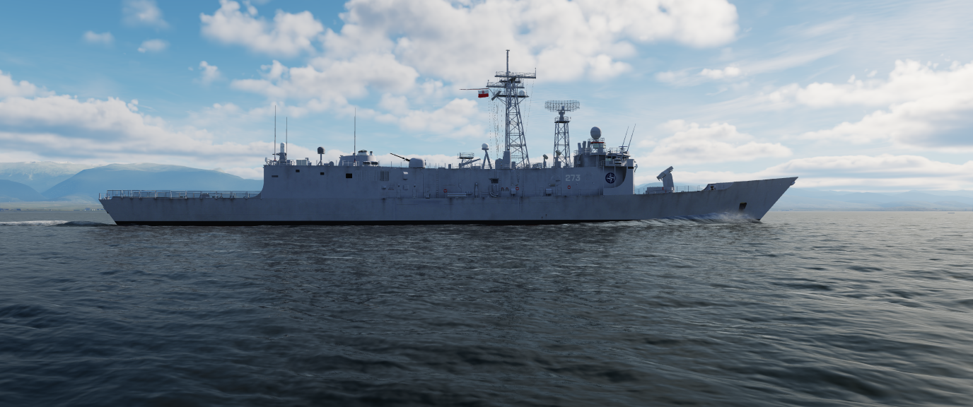 Polish Navy "ORP Kociuszko" livery