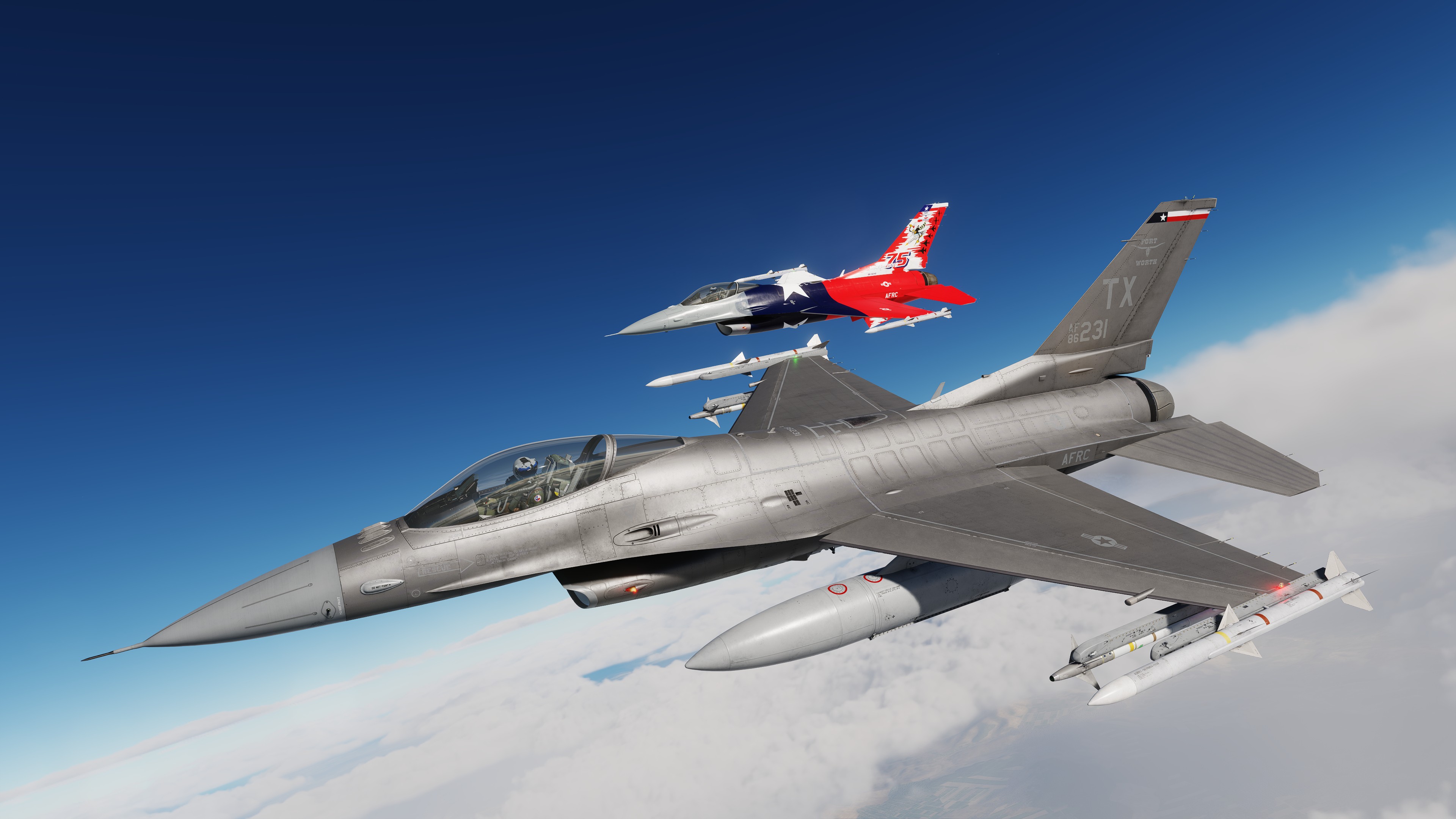 86-0231 F-16C Block 30C 457 FS TX 'HAVE GLASS V'