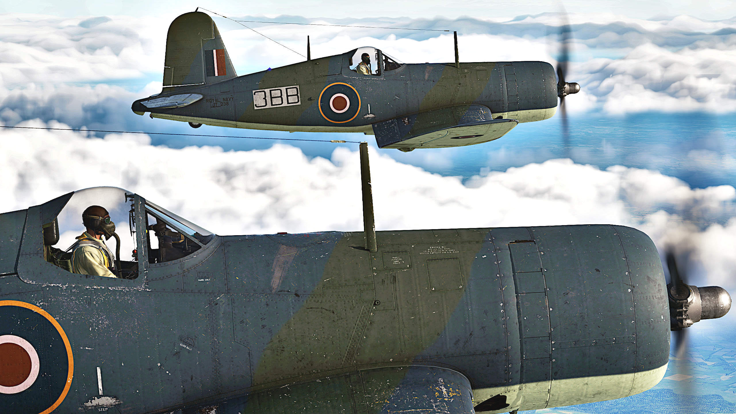 F4U Corsair Mk-II Skin  Pack of 738 NAS-Fleet Air Arm Circa 1943