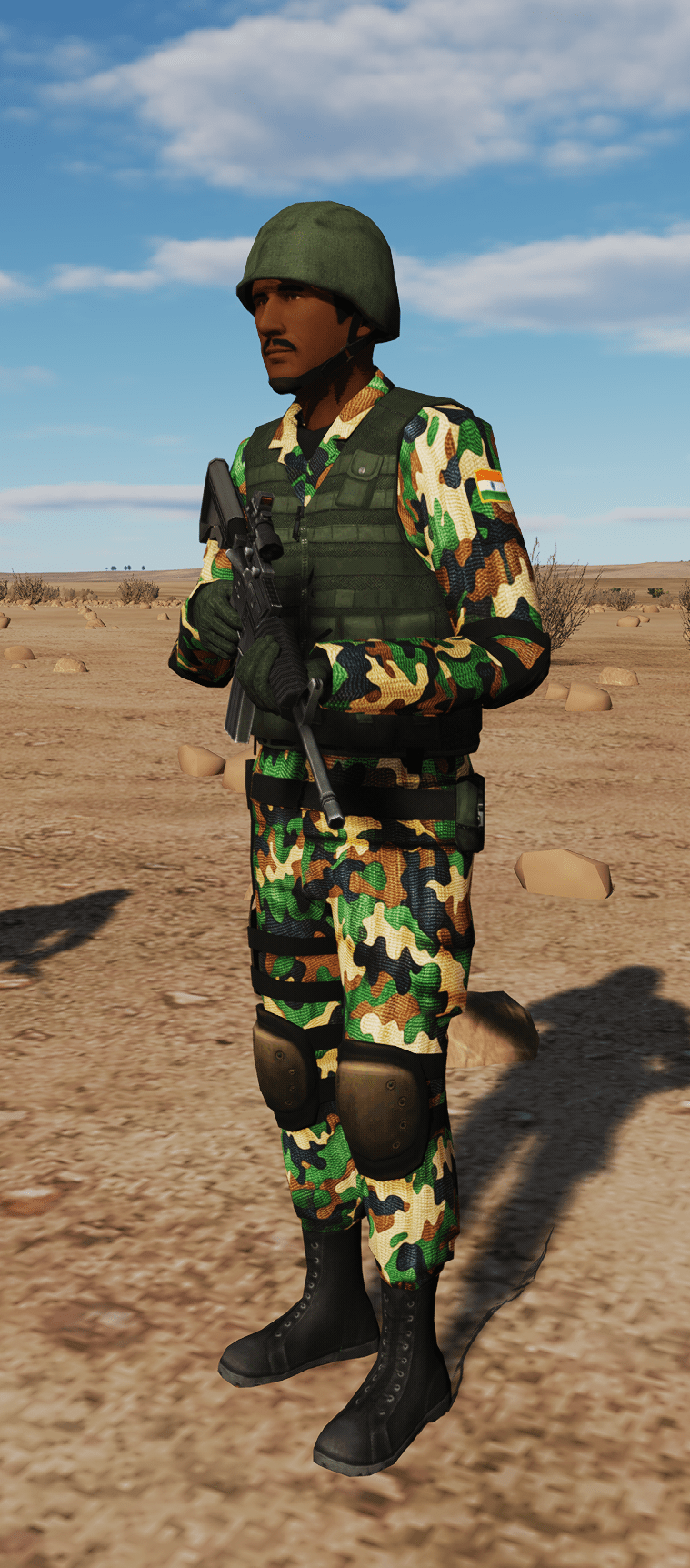 Indian Army livery for Georgia M4 Soldier V1