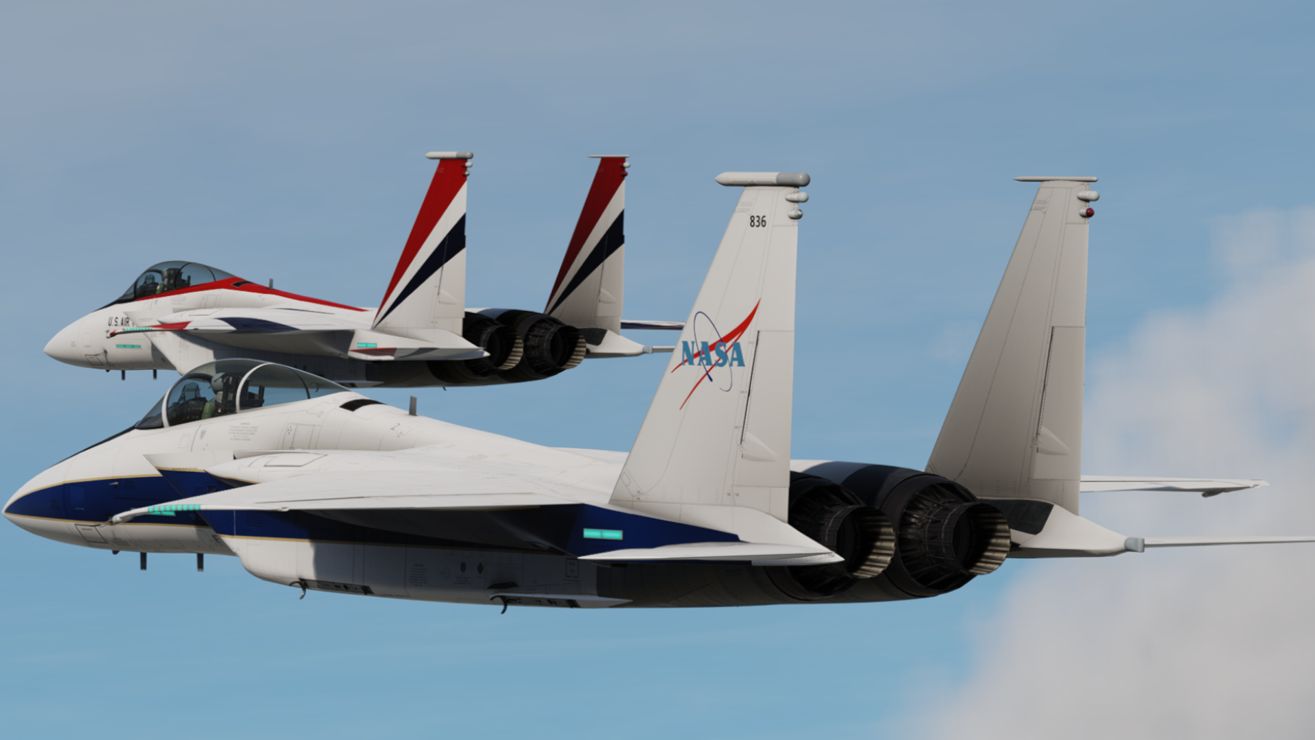 NASA F-15 SMTD & Chase Plane Pack