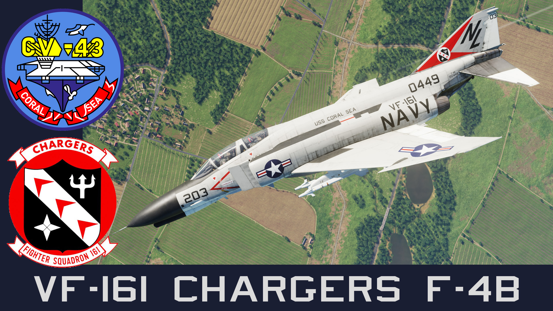 VF-161 Chargers Early F-4B (USS Coral Sea)