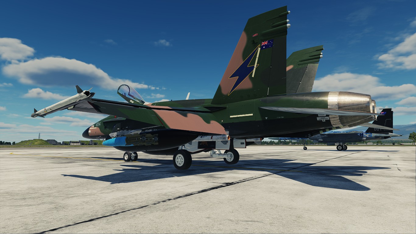 RAAF F-18C 6 Sqn - Amberley - Camo
