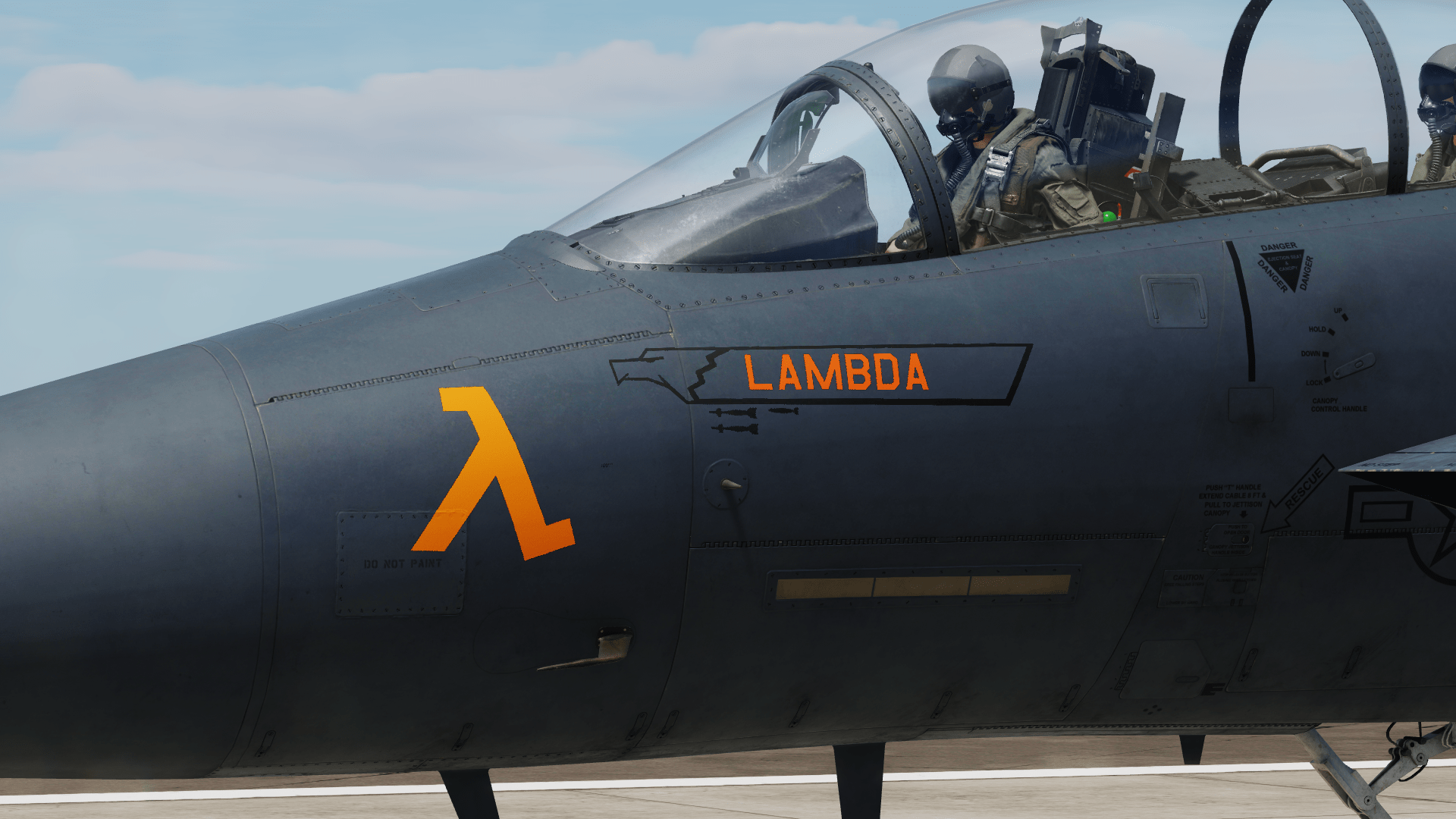 F-15E LAMBDA Half Life Nose Art (FICTIONAL)