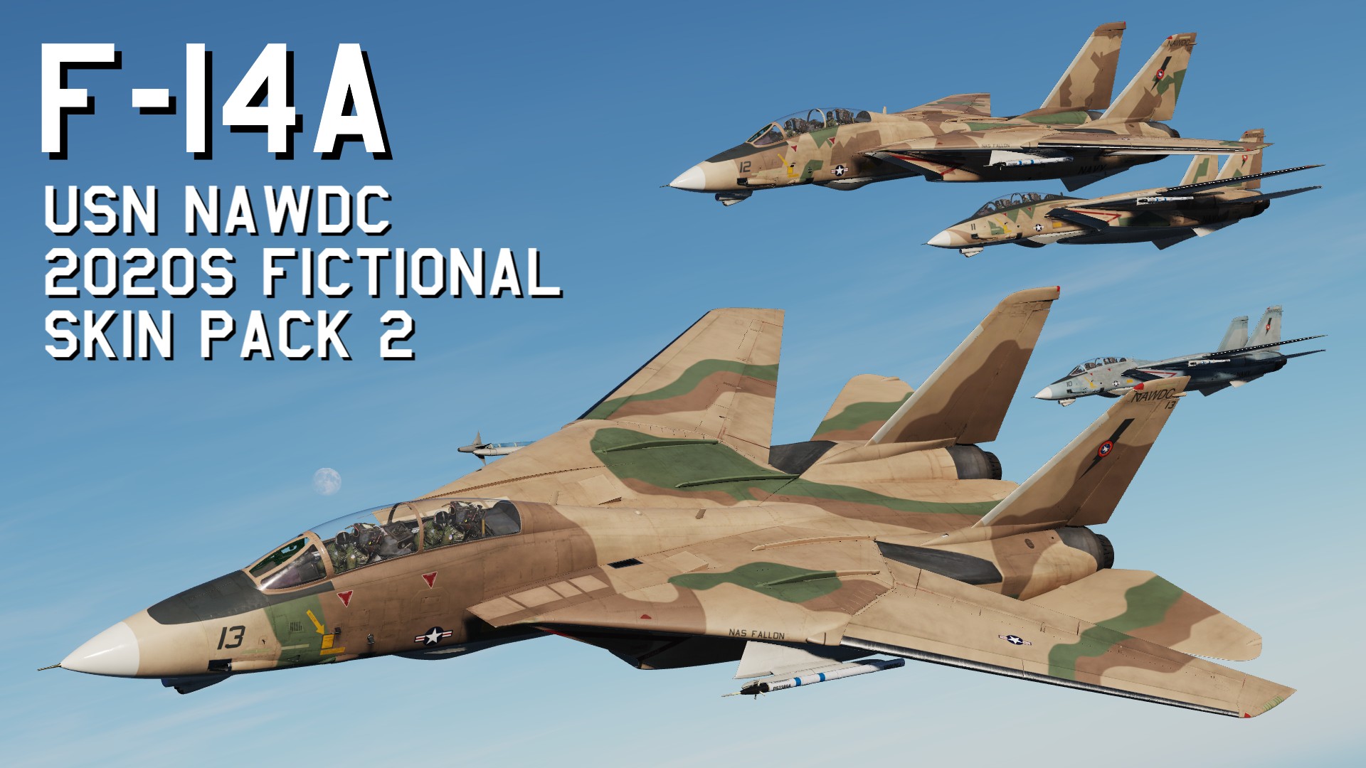USN NAWDC F-14A 2020s Fictional Skin Pack 2