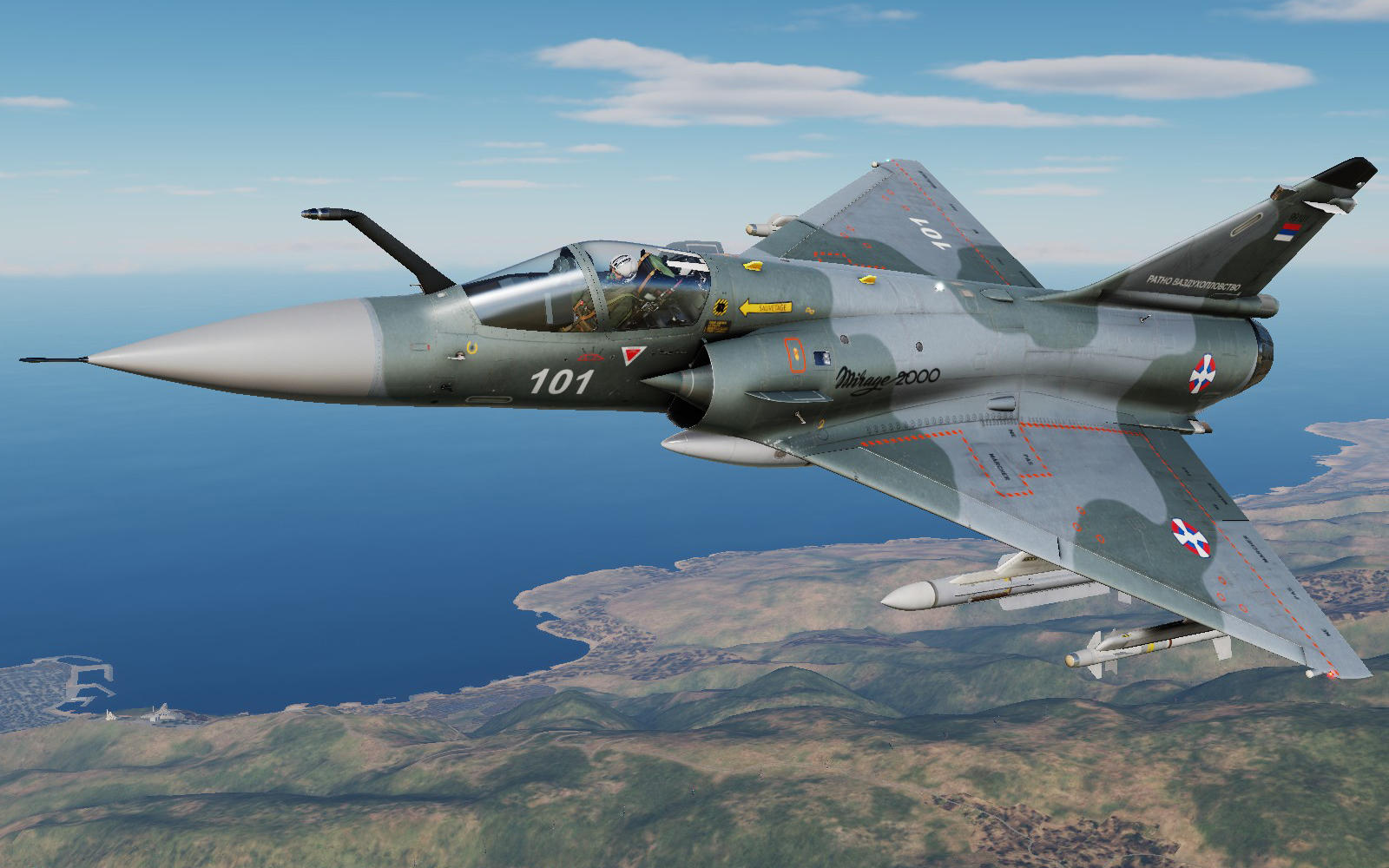Serbian Mirage 2000C