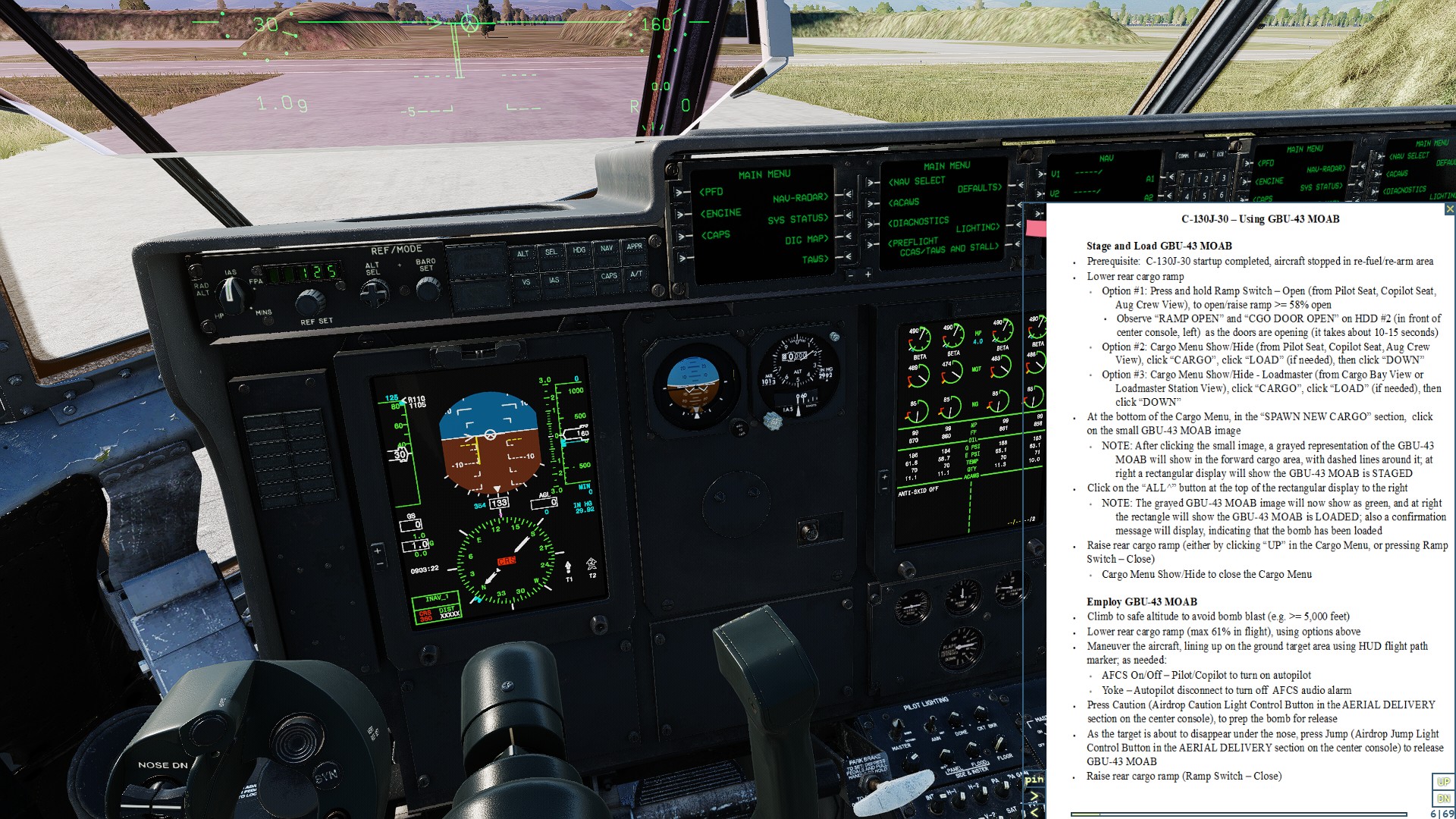 C-130J-30 Hercules Kneeboards by AKA_Relent
