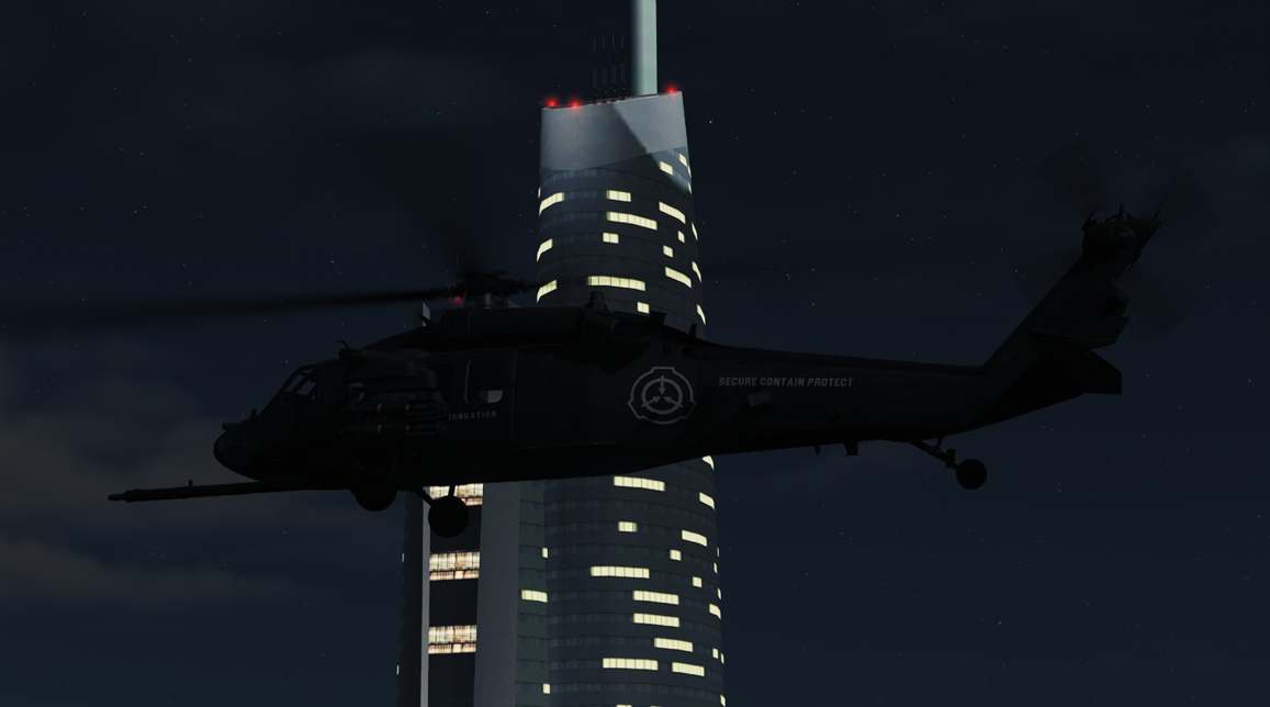 SCP Foundation livery for UH-60L Blackhawk 