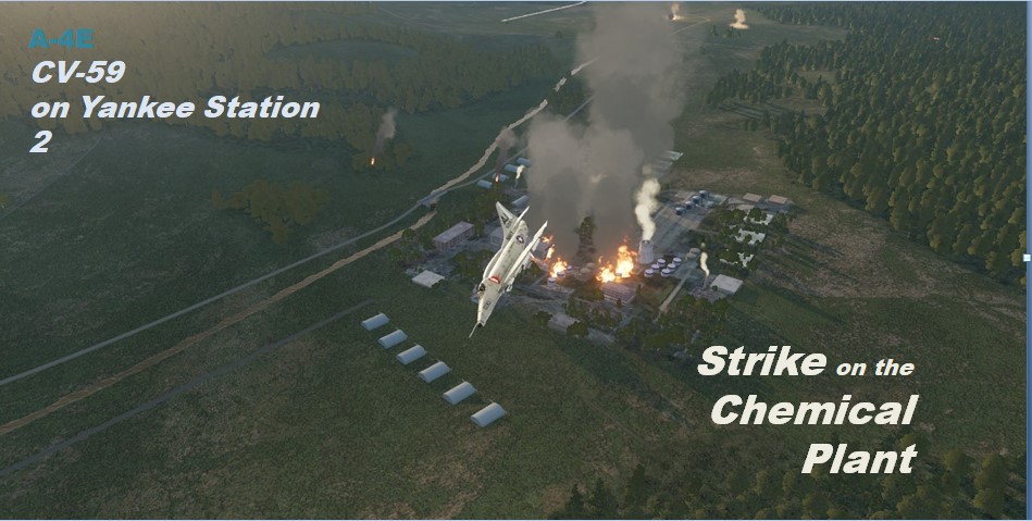 A-4E Strike on the Chemical Plant (CV59-2)