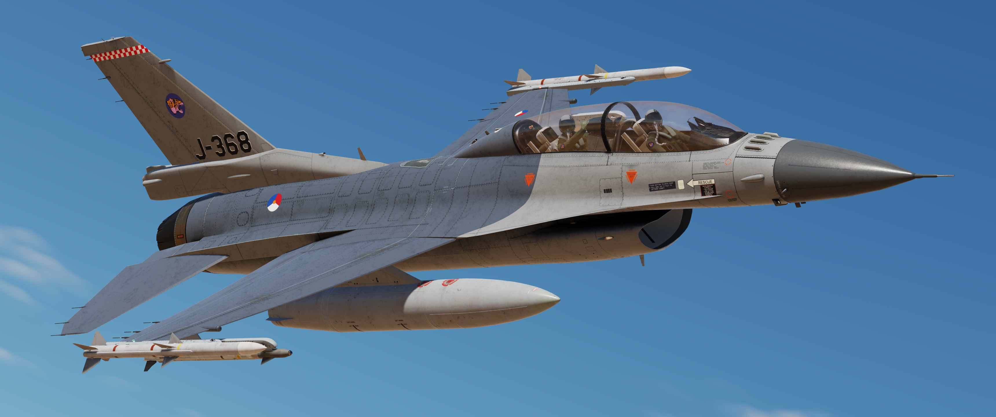 F-16D(BM) SUFA Mod J-368 RNLAF 313Sqn.