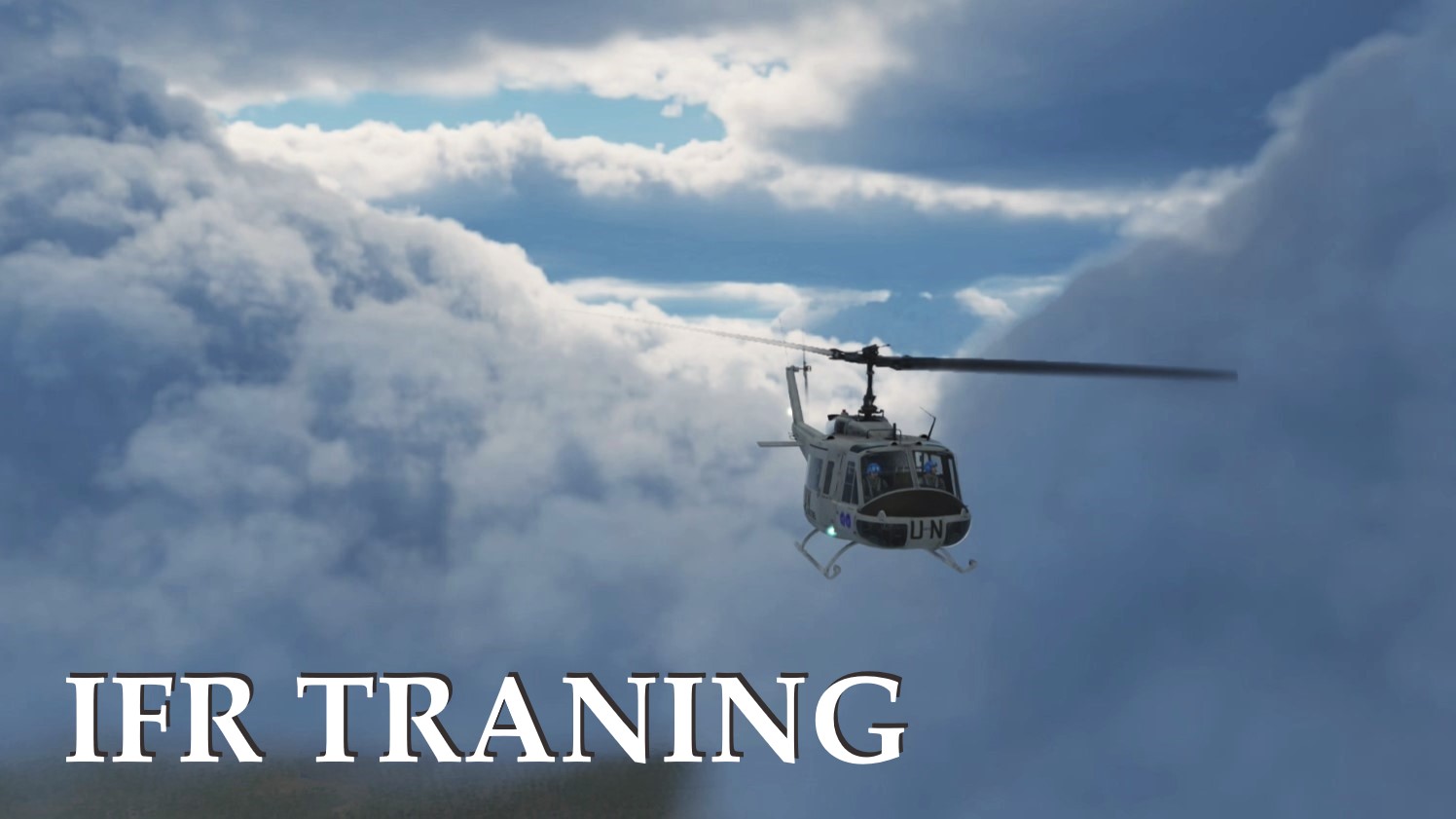 IFR X-C for UH-1H (with full ATC audio)