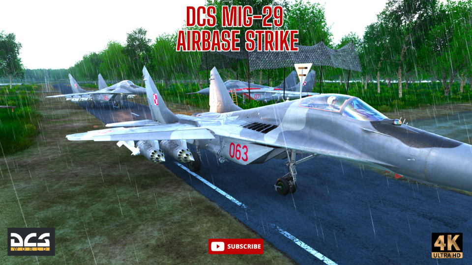 Mig-29 Full Fidelity Russian Base Strike