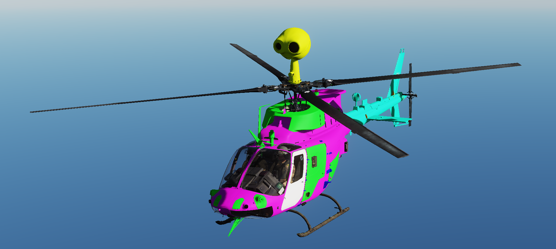 Kiowa Warrior - helping stencil (pseudo template)