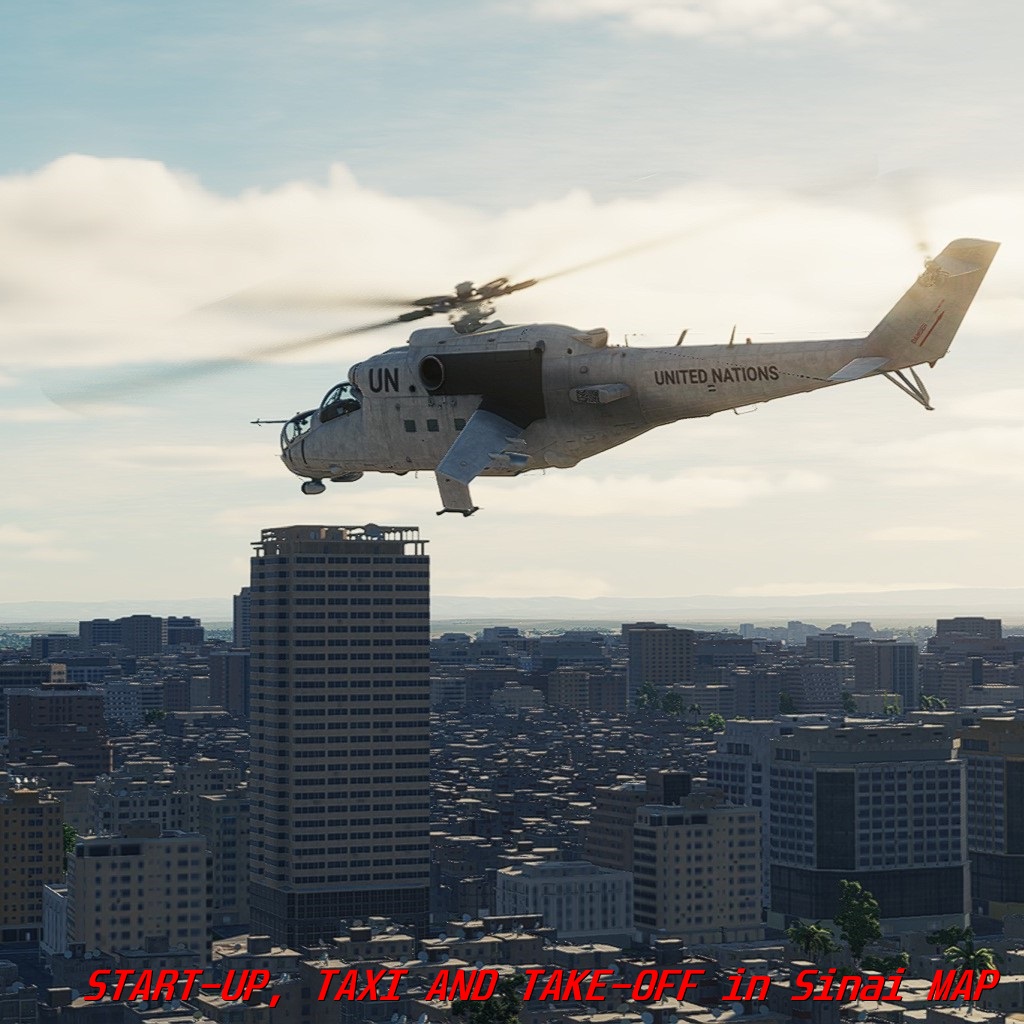 Mi-24P Start Up Training in Sinai MAP